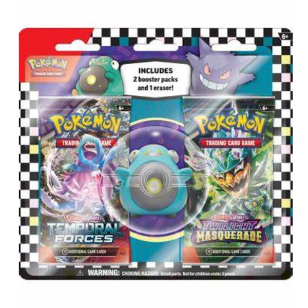 Pokemon | Eraser | 2 Pack Blister | Bellibolt