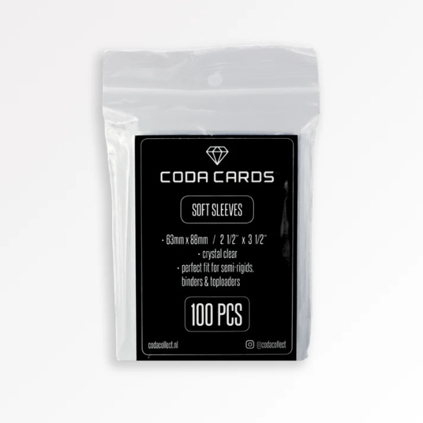 Coda Cards | Soft Sleeves | 100 Stuks