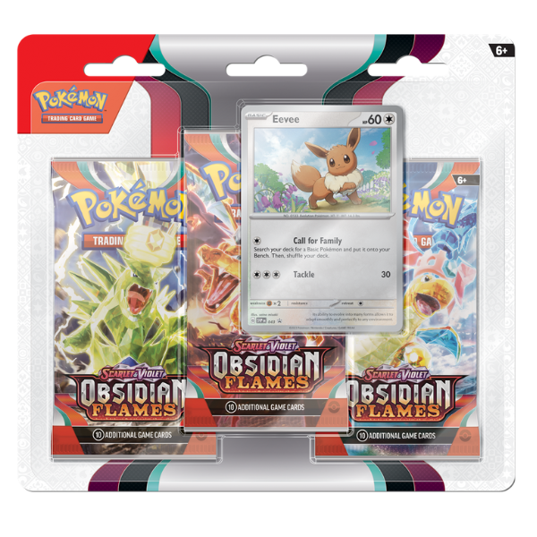 Pokemon | Obsidian Flames | 3 Pack Blister