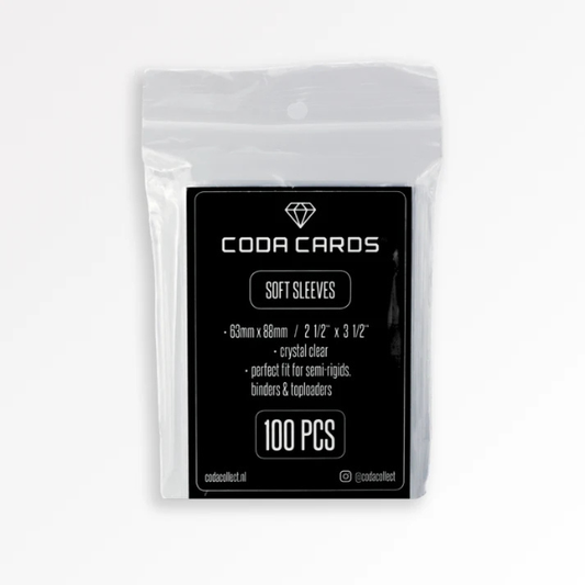 Coda Cards | Soft Sleeves | 100 Stuks
