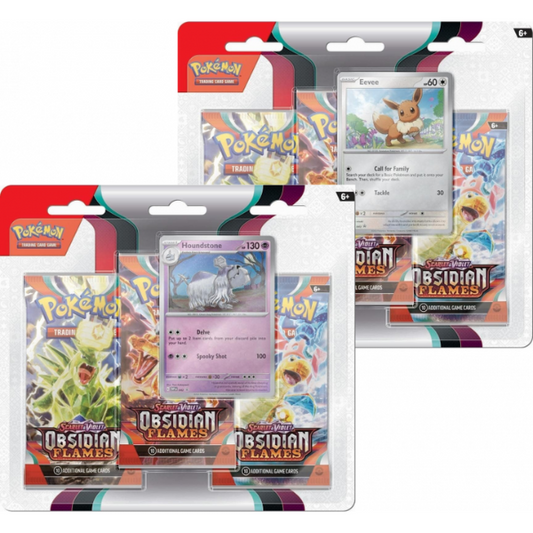 Pokemon | Obsidian Flames | 3 Pack Blister | Art Set
